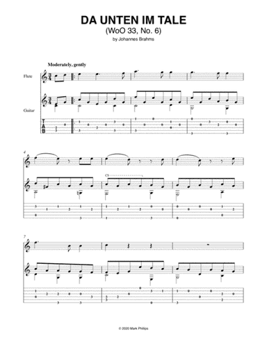 Da unten im Tale (arr. Mark Phillips)