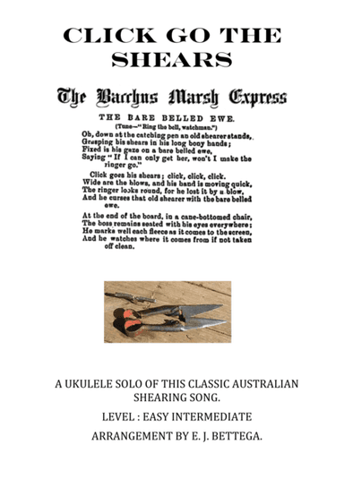 Click Go The Shears (arr. Edward J. Bettega)