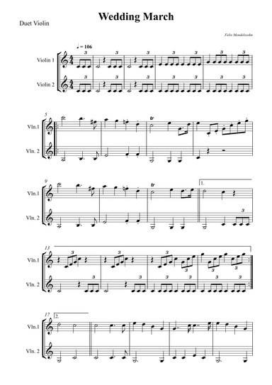 Wedding March (arr. Wesley S. SIlva)