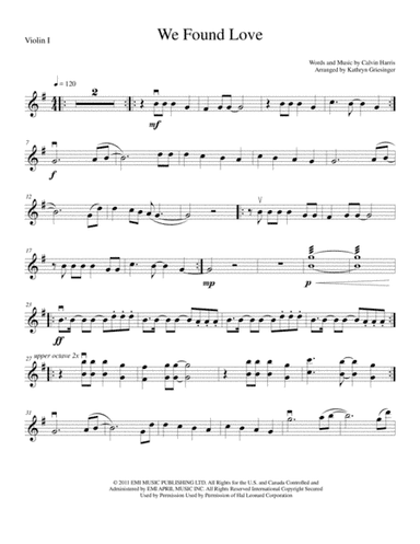 We Found Love (arr. Kathryn Griesinger)
