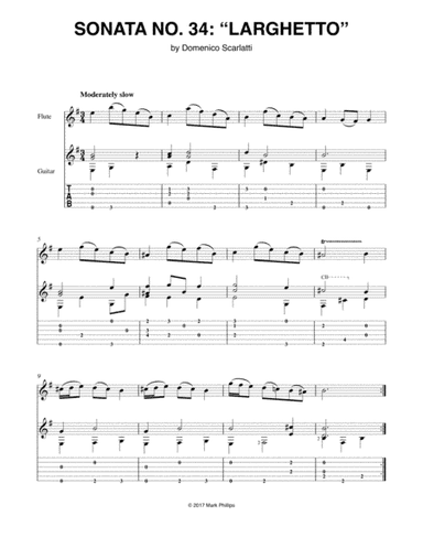 Sonata No. 34: “Larghetto” (arr. Mark Phillips)