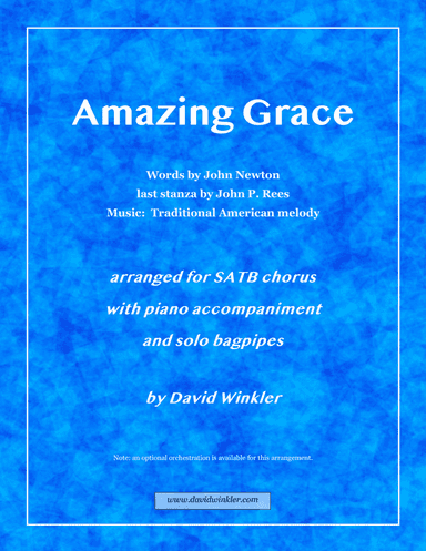 Amazing Grace (with optional Bagpipes) (arr. David Winkler)