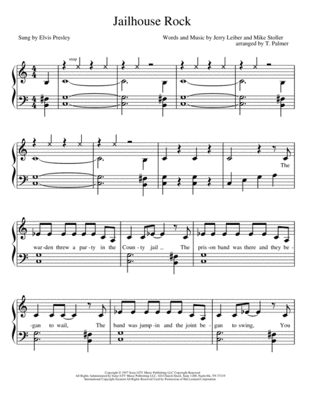 Jailhouse Rock (arr. Tasha Palmer)