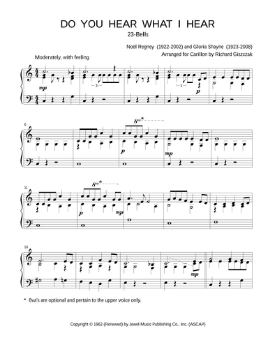 Do You Hear What I Hear (arr. Richard Giszczak)