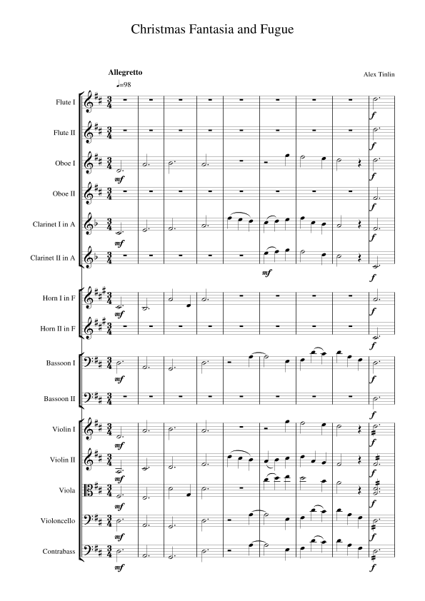 Christmas Fantasia and Fugue