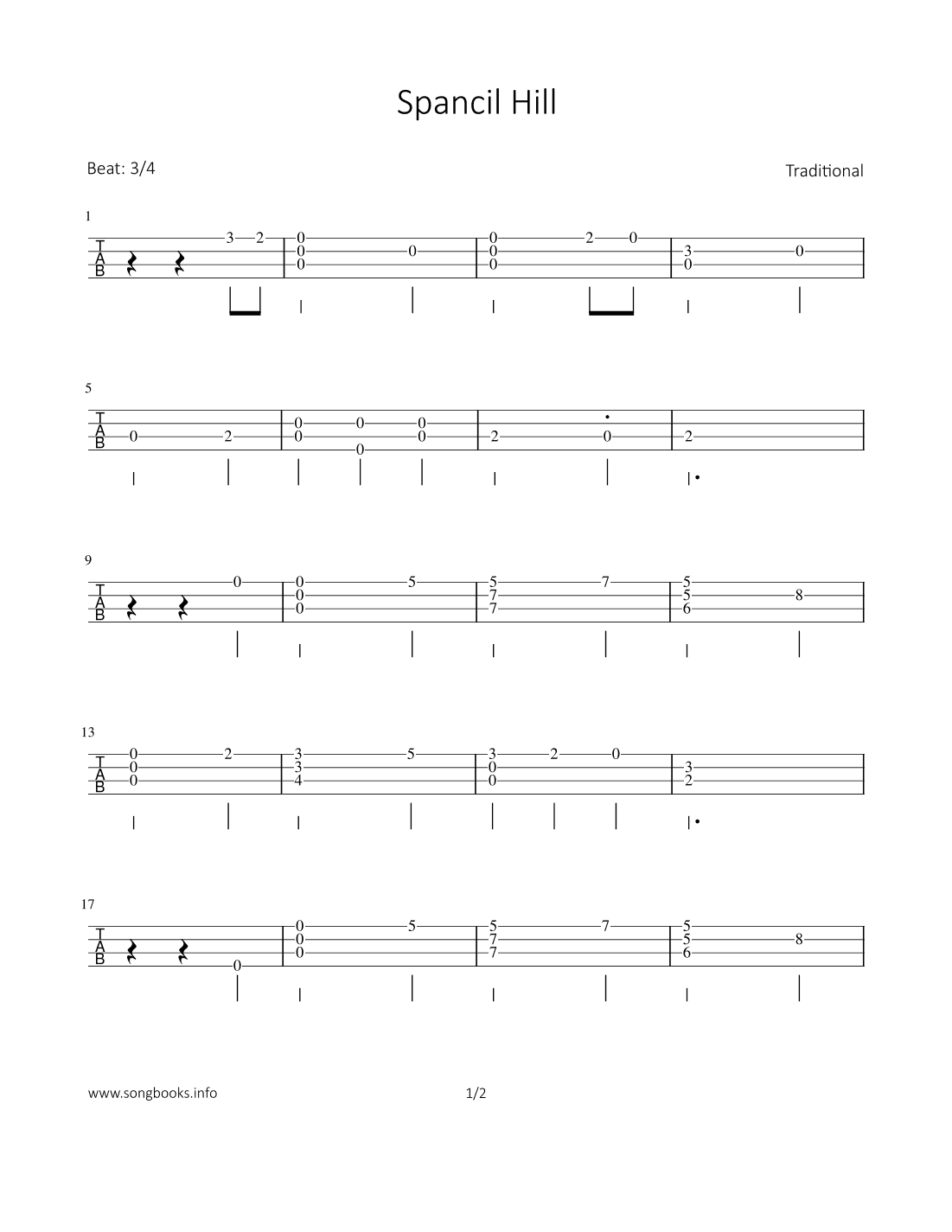 Spancil Hill (arr. Bettina Schipp)