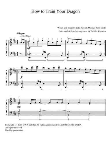 How To Train Your Dragon (arr. Tabitha Kierszka)
