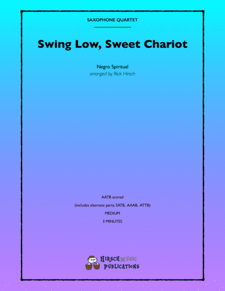 Swing Low, Sweet Chariot (arr. Rick Hirsch)