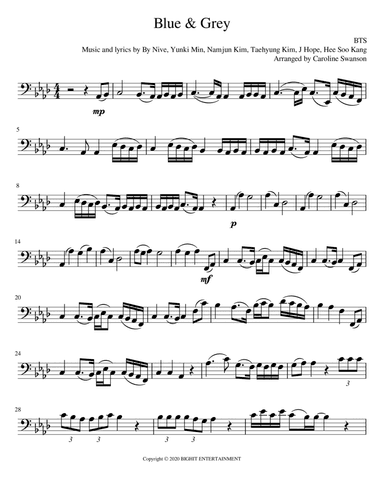 Blue & Grey (arr. Caroline Swanson)