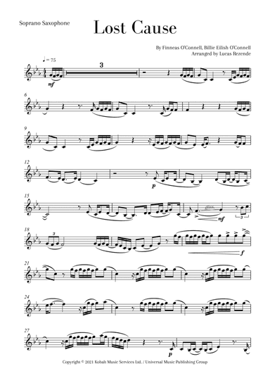 Lost Cause (arr. Lucas Rezende)