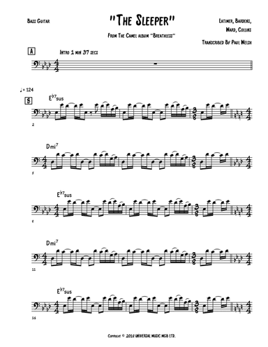 The Sleeper (arr. Accubass)