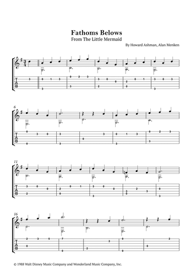 Fathoms Below (arr. André Nusa)
