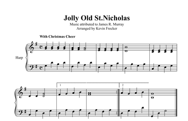 Jolly Old St. Nicholas (arr. Kevin Frecker)