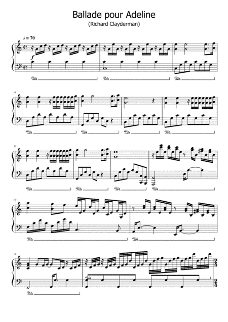 Ballade Pour Adeline (arr. Barbara)