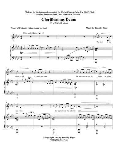 Glorificamus Deum