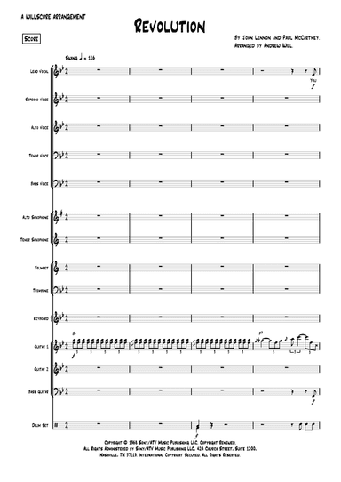 Revolution (arr. Andrew Will)