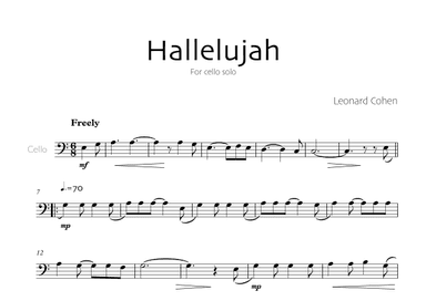 Hallelujah (arr. Robin Hood Editions)