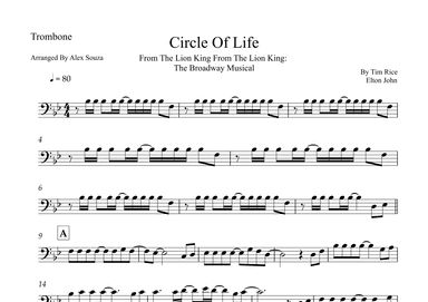 Circle Of Life (arr. Alex Souza)