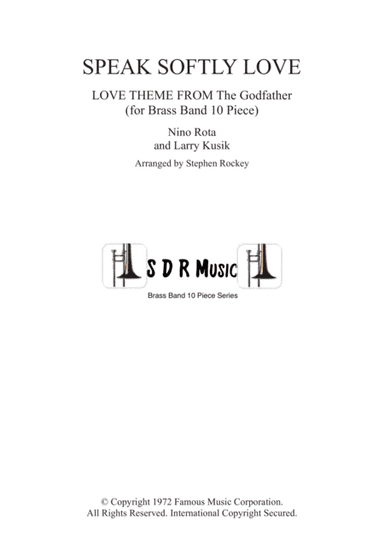 Speak Softly Love (arr. Stephen Rockey)