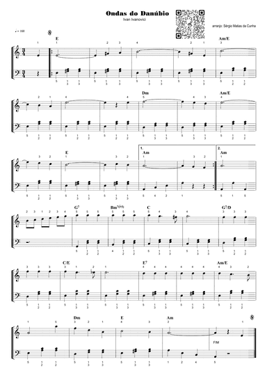 Ondas do Danúbio - (10 pequenas valsas) (arr. Sérgio Matias da Cunha)