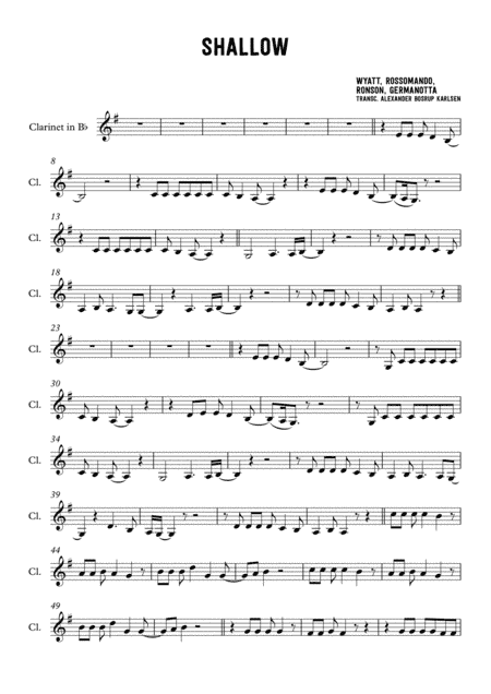 Shallow (arr. Alexander Bosrup Karlsen)