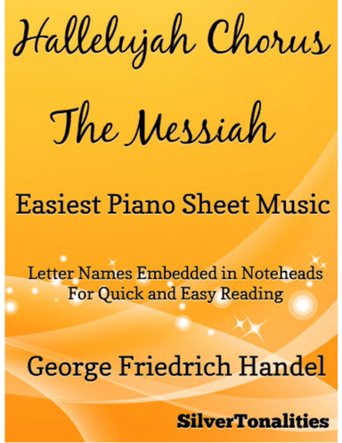 Hallelujah Chorus Easiest Piano Sheet Music (arr. SilverTonalities)