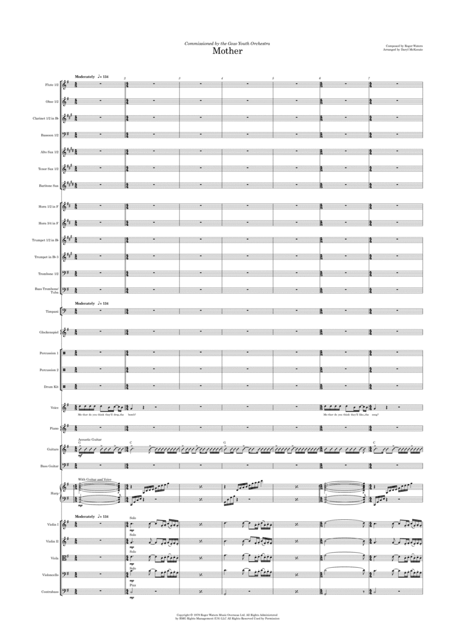Mother (arr. Daryl McKenzie)