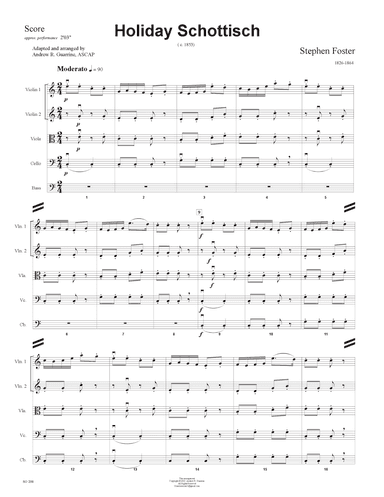 Holiday Schottisch (arr. Andrew R. Guarrine)