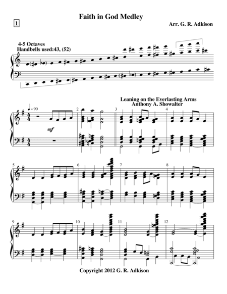 Faith in God Medley (arr. G. R. Adkison)