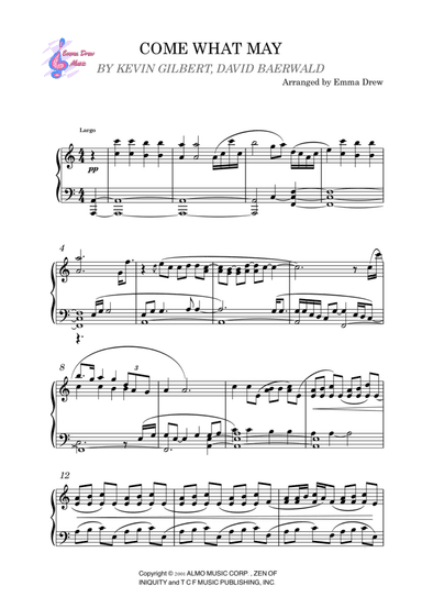 Come What May (arr. Emma Drew)