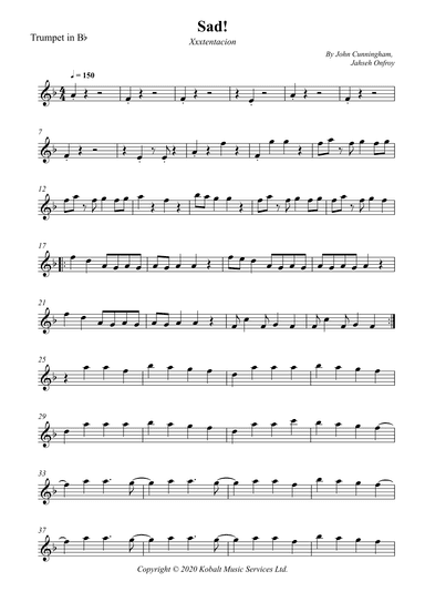 Sad! (arr. Wesley S. SIlva)