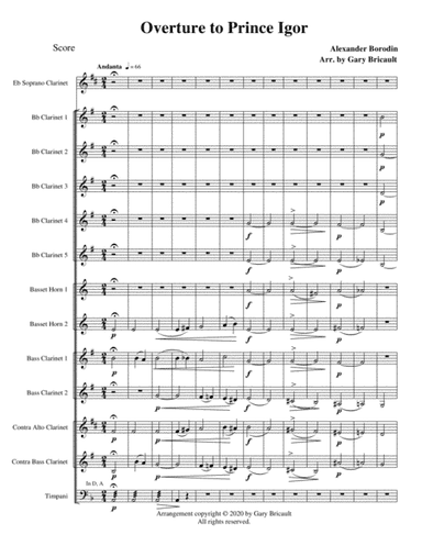 Overture to Prince Igor (arr. Gary Bricault)