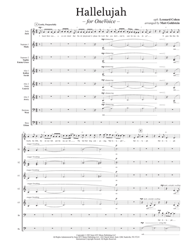 Hallelujah (arr. Matt Goldstein)