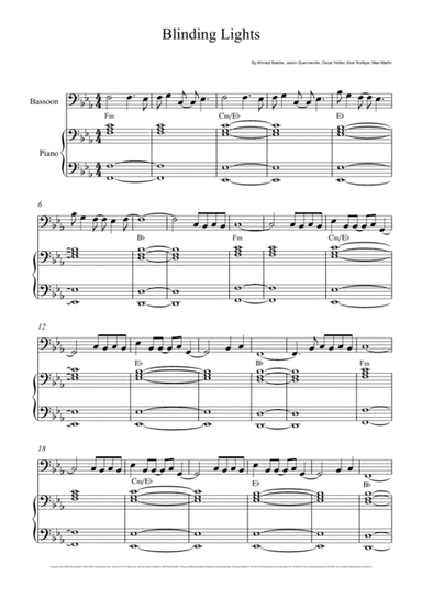 Blinding Lights (arr. André Laitano)