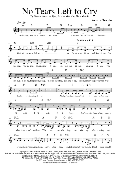 No Tears Left To Cry (arr. Felipe Queiroga)