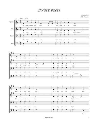 Jingle Bells (arr. Marino S. Francisco)
