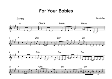 For Your Babies (arr. Paulo César Bezerra Vitor)