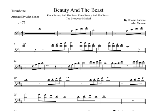 Beauty And The Beast (arr. Alex Souza)