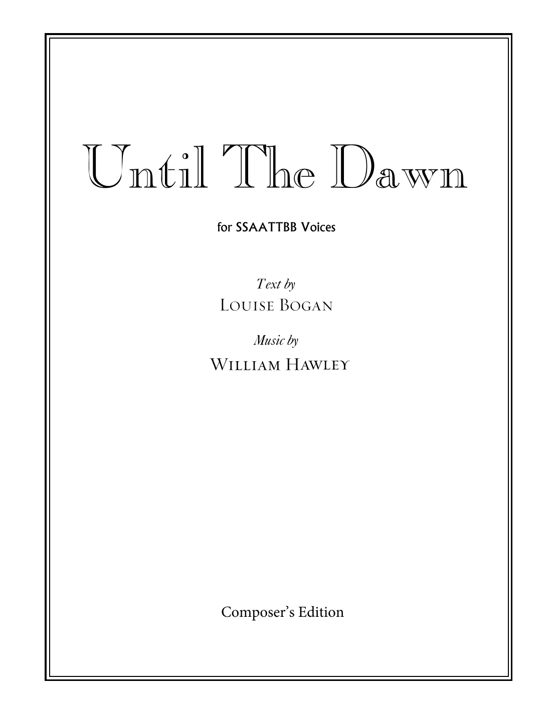 Until The Dawn