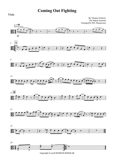 Coming Out Fighting (arr. P.H. Damasceno)