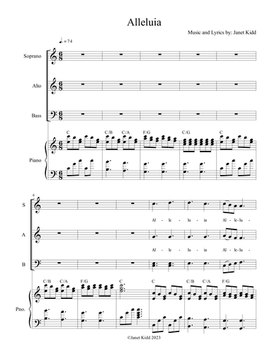 Alleluia - from Easter Vigil Cantata