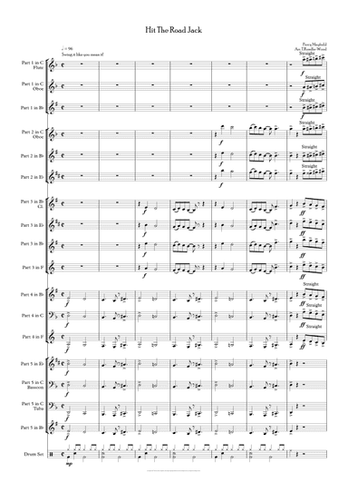 Hit The Road Jack (arr. Tom Rundle-Wood)