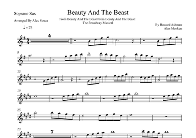 Beauty And The Beast (arr. Alex Souza)