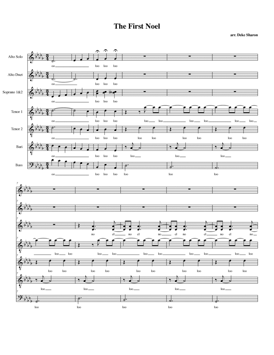 The First Noel (arr. Deke Sharon)
