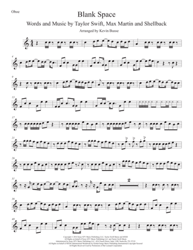 Blank Space (arr. Kevin Busse)