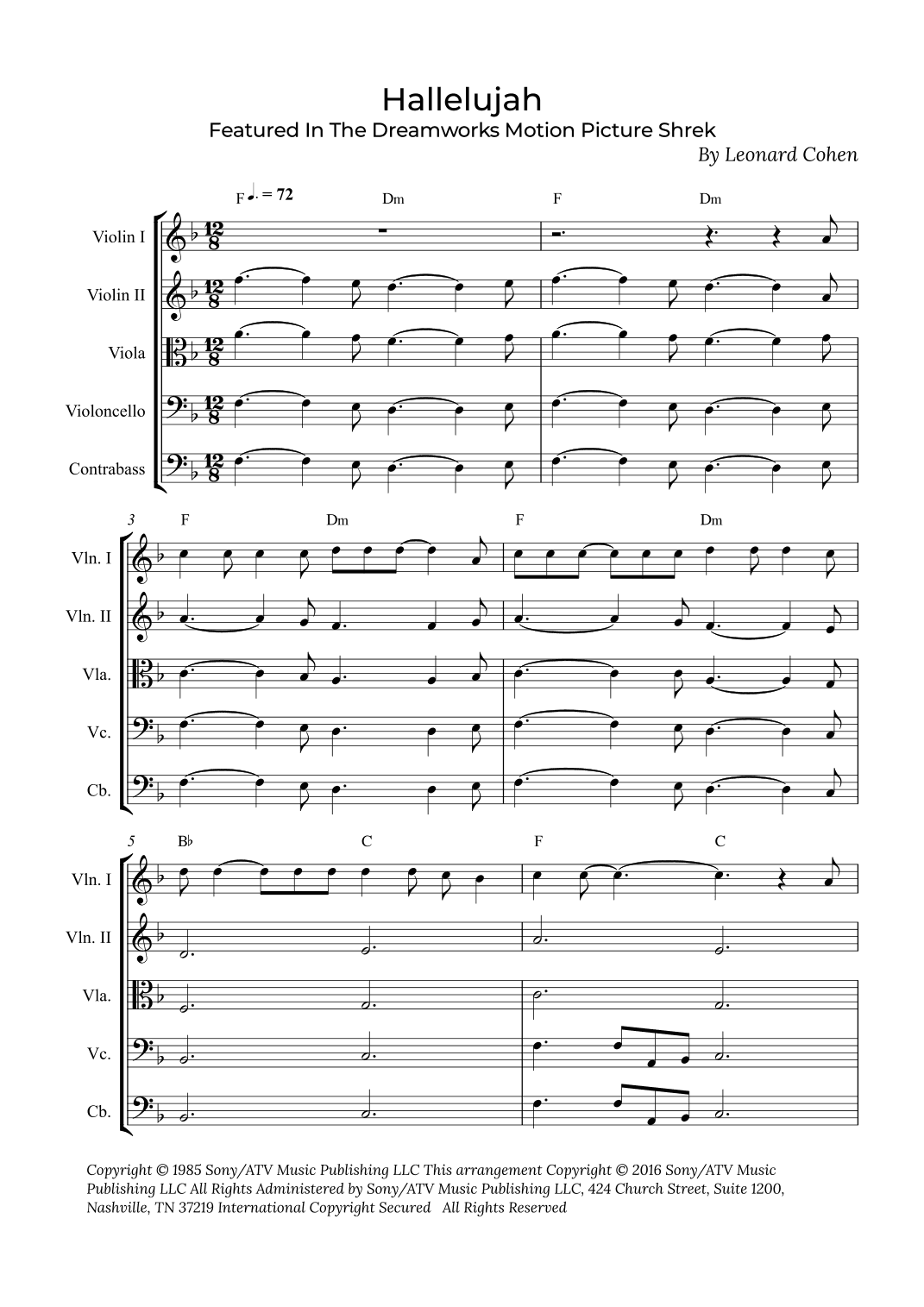 Hallelujah (arr. Alex Nunes Rodrigues)
