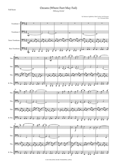 Oceans (where Feet May Fail) (arr. Fernando Britto)