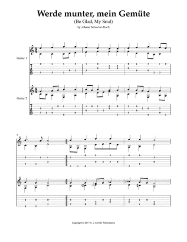 Werde munter, mein Gemüte (Be Glad, My Soul) (arr. Mark Phillips)