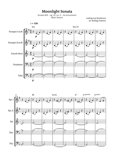 Moonlight Sonata (arr. Rodrigo Faleiros)