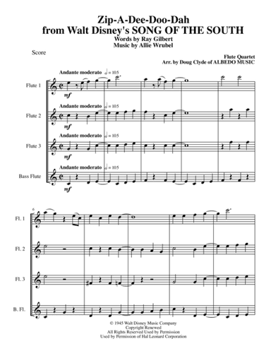 Zip-A-Dee-Doo-Dah (arr. Doug Clyde)